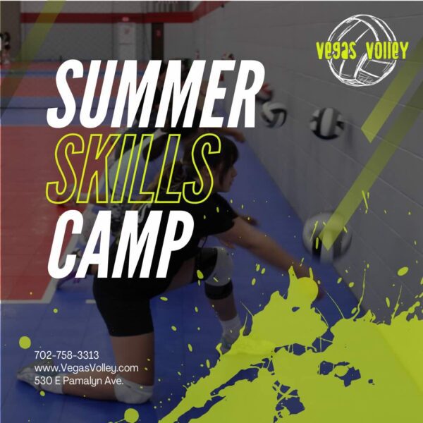 Summer volleyball camp 2024 in Las Vegas and Henderson for boys and girls ages 15-18 by Vegas Volley - club volleyball