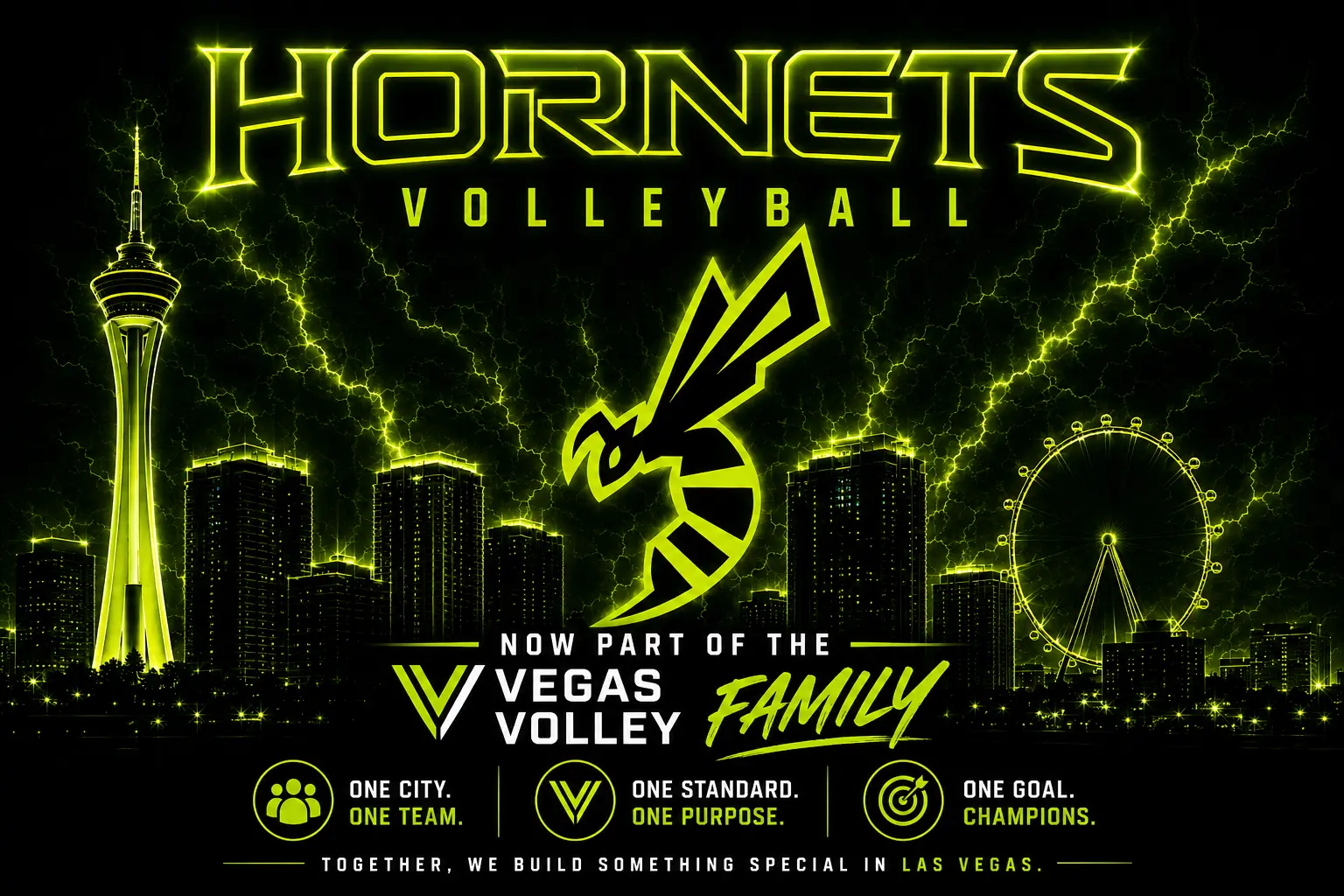 Hornets Volleyball is now part of the Vegas Volley Family